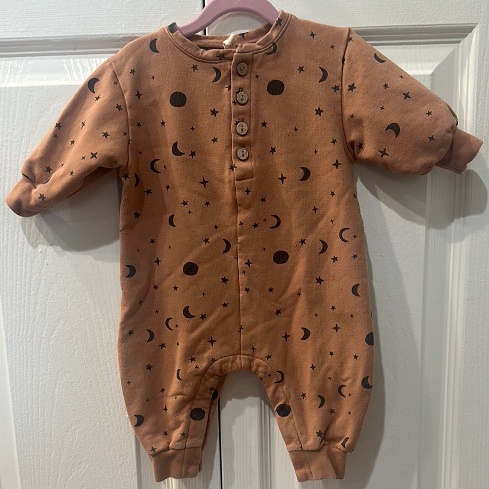 Quincy Mae Brown Star and Moon Kids One Piece